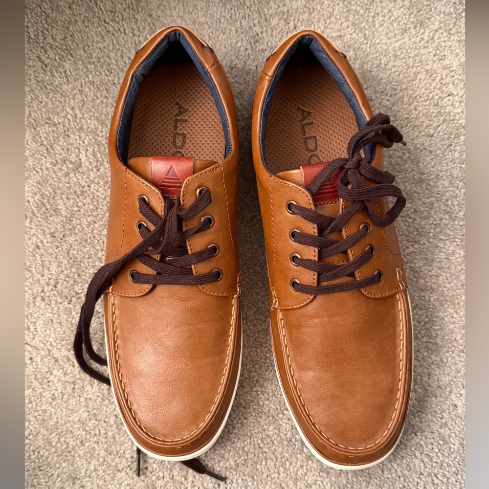 Aldo Men's Tan Boat Shoes